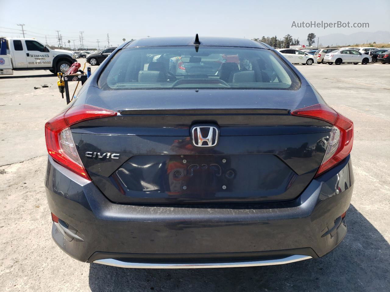 2019 Honda Civic Exl Gray vin: 19XFC1F79KE202972