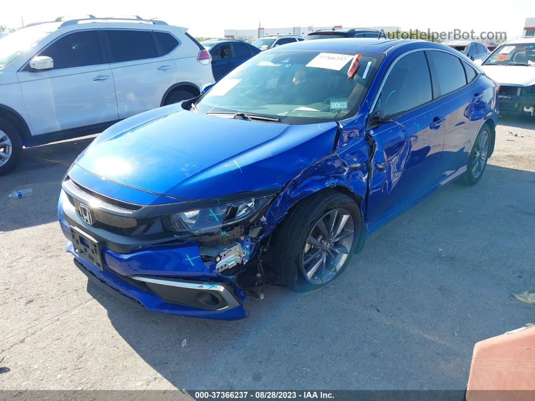 2020 Honda Civic Sedan Ex-l Blue vin: 19XFC1F79LE025096