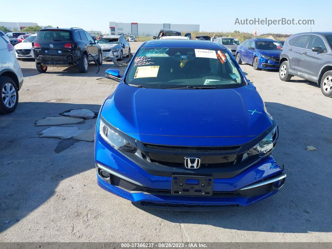 2020 Honda Civic Sedan Ex-l Blue vin: 19XFC1F79LE025096