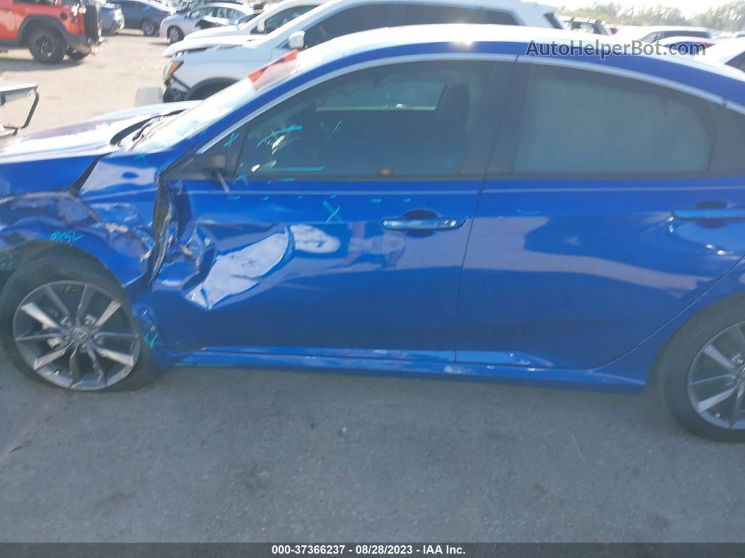 2020 Honda Civic Sedan Ex-l Blue vin: 19XFC1F79LE025096