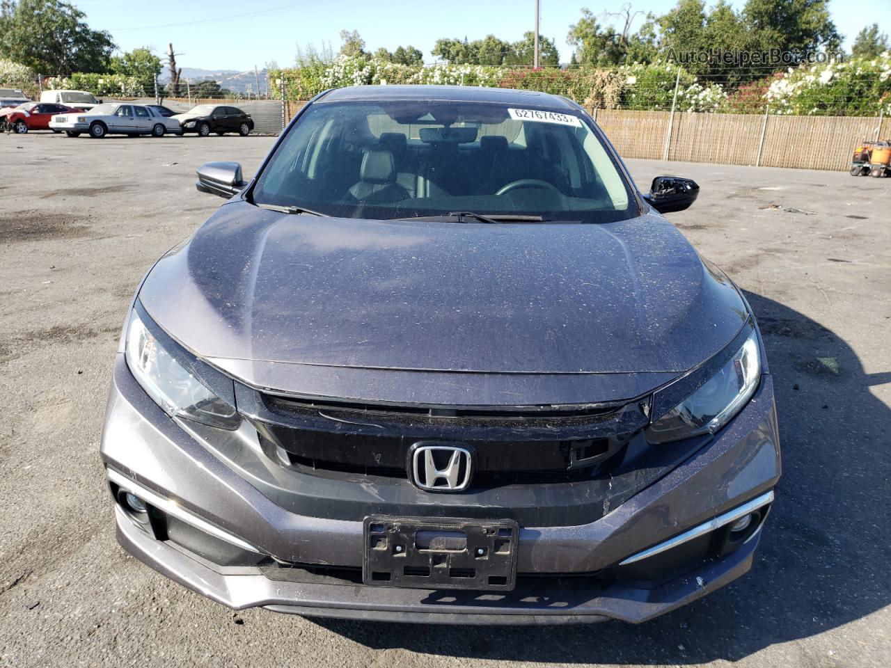 2020 Honda Civic Exl Gray vin: 19XFC1F79LE207395