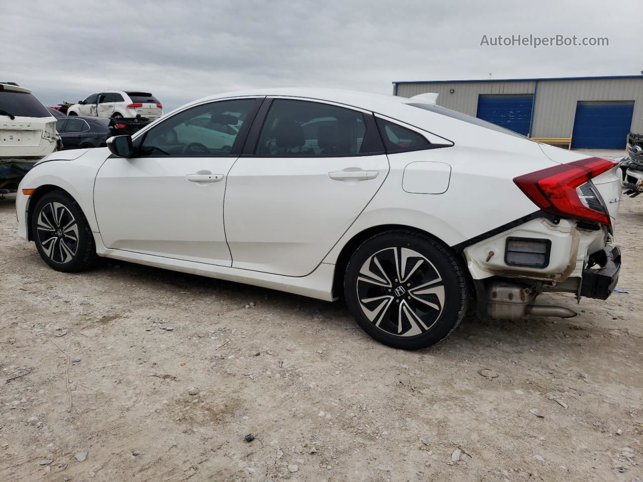 2016 Honda Civic Exl White vin: 19XFC1F7XGE039224