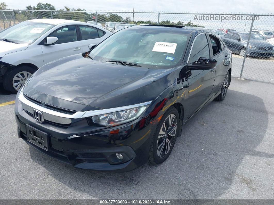 2017 Honda Civic Ex-l Black vin: 19XFC1F7XHE024899