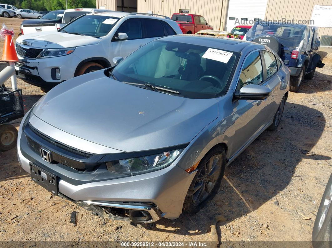 2020 Honda Civic Ex-l Silver vin: 19XFC1F7XLE022448