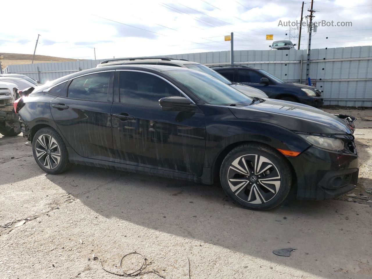 2016 Honda Civic Ex Black vin: 19XFC1F83GE019678