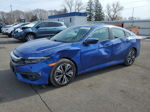 2017 Honda Civic Ex Blue vin: 19XFC1F85HE013236