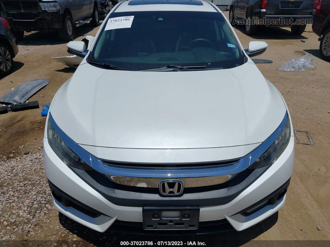 2017 Honda Civic Sedan Touring White vin: 19XFC1F91HE020886