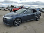 2016 Honda Civic Touring Blue vin: 19XFC1F92GE215930