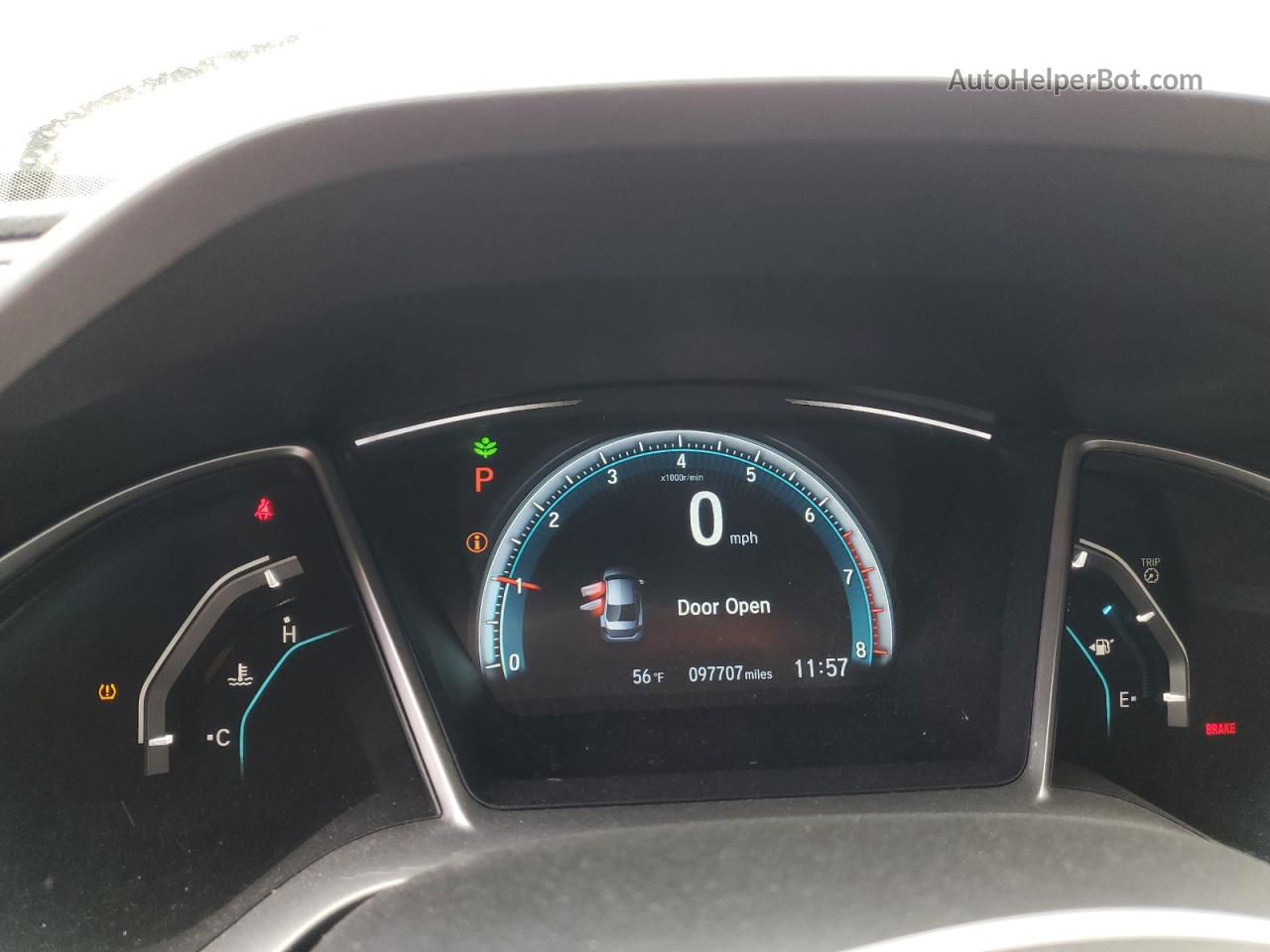 2016 Honda Civic Touring Blue vin: 19XFC1F92GE215930