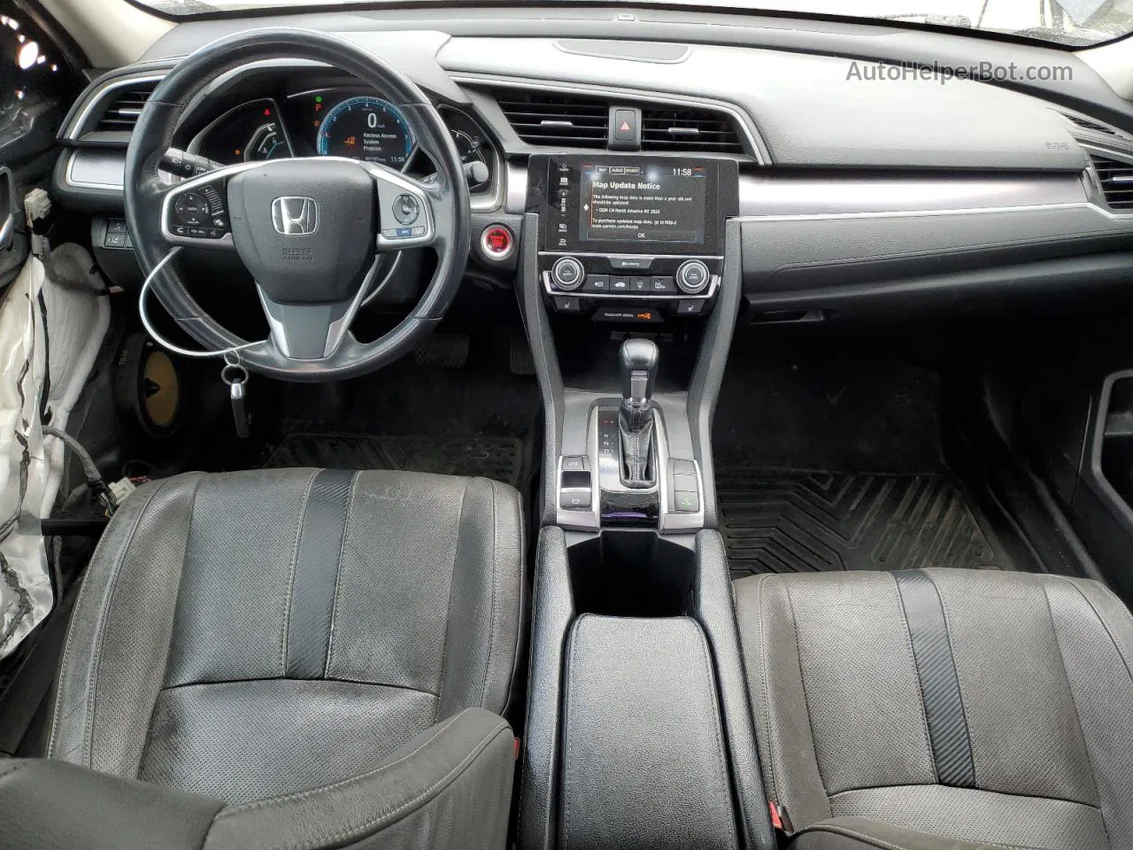 2016 Honda Civic Touring Blue vin: 19XFC1F92GE215930