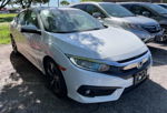 2017 Honda Civic Touring White vin: 19XFC1F92HE027166