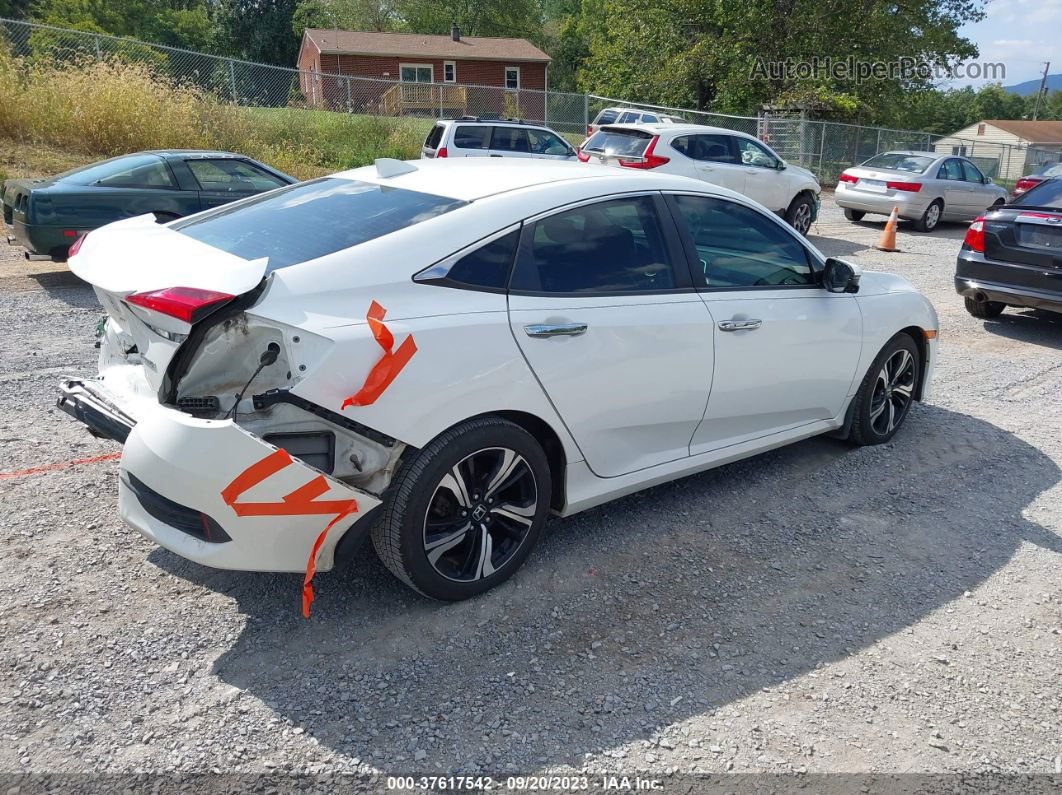 2016 Honda Civic Touring White vin: 19XFC1F93GE005076