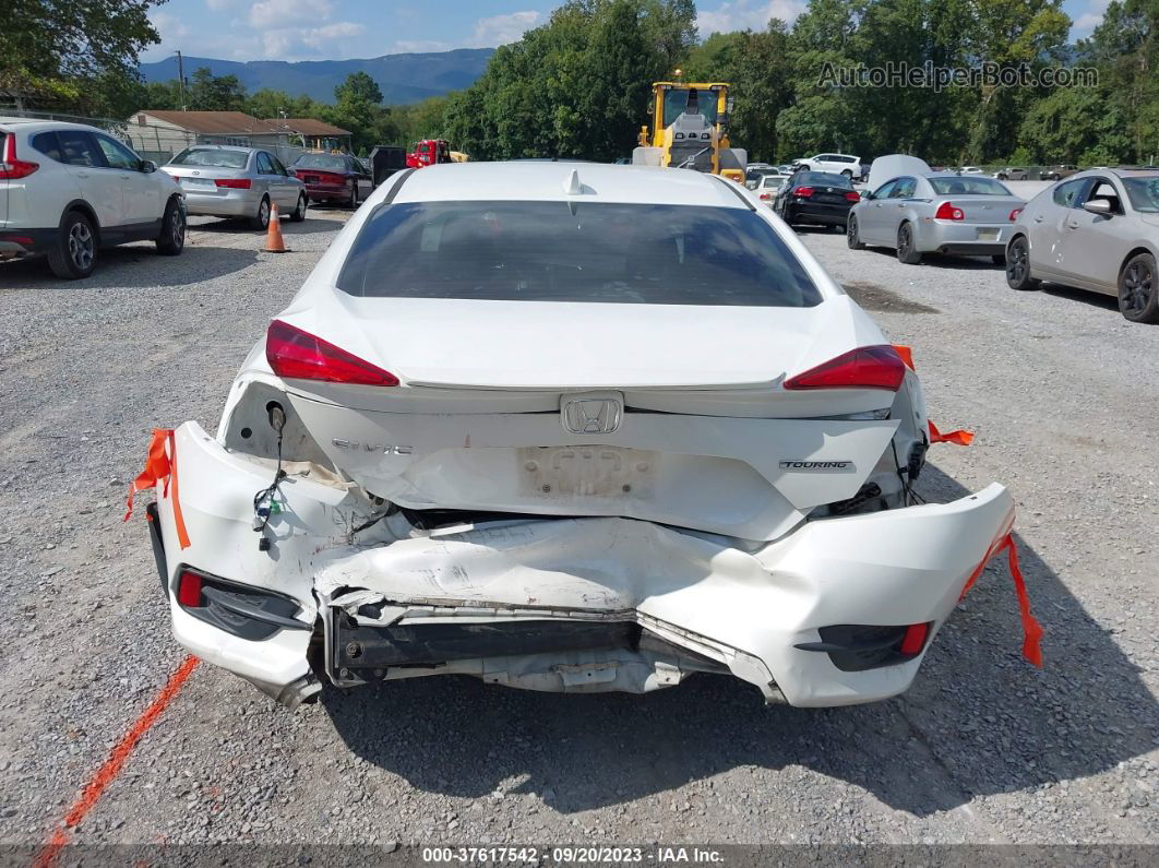 2016 Honda Civic Touring White vin: 19XFC1F93GE005076