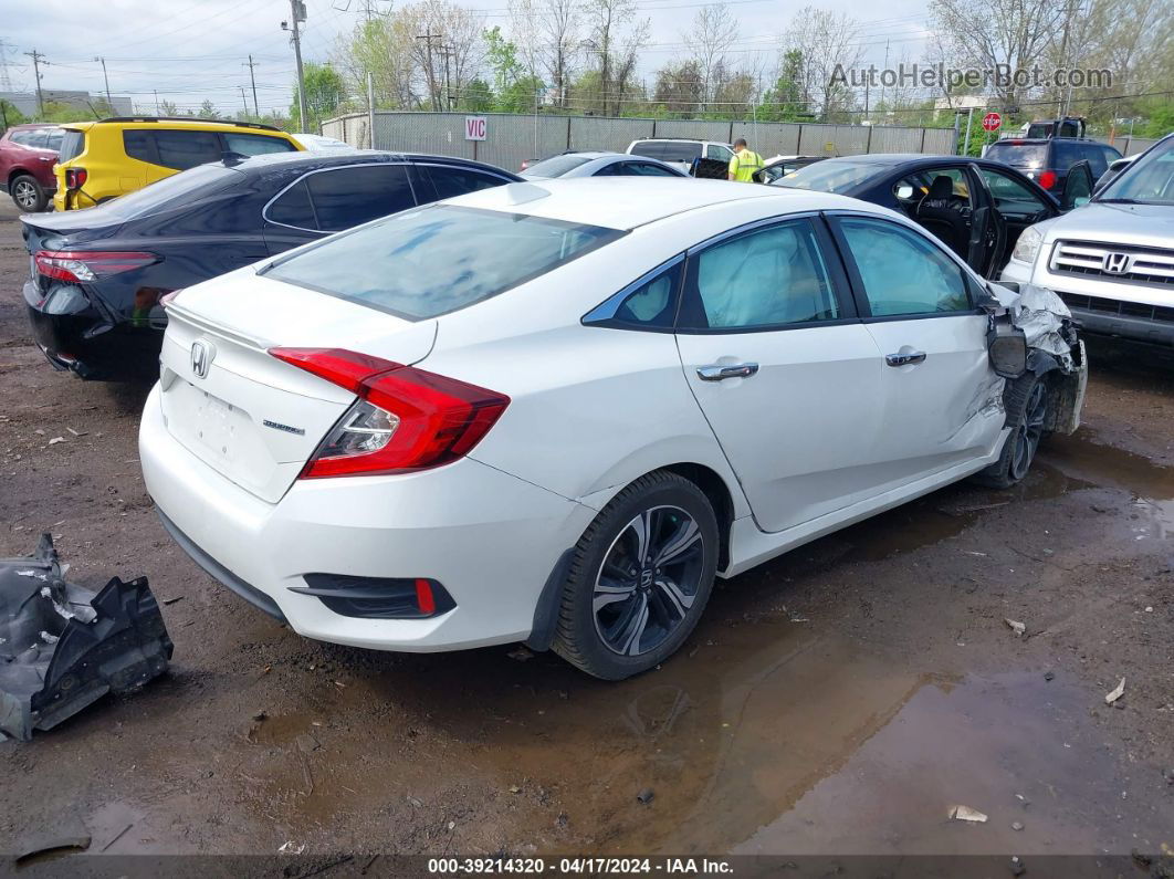 2017 Honda Civic Touring White vin: 19XFC1F94HE004942