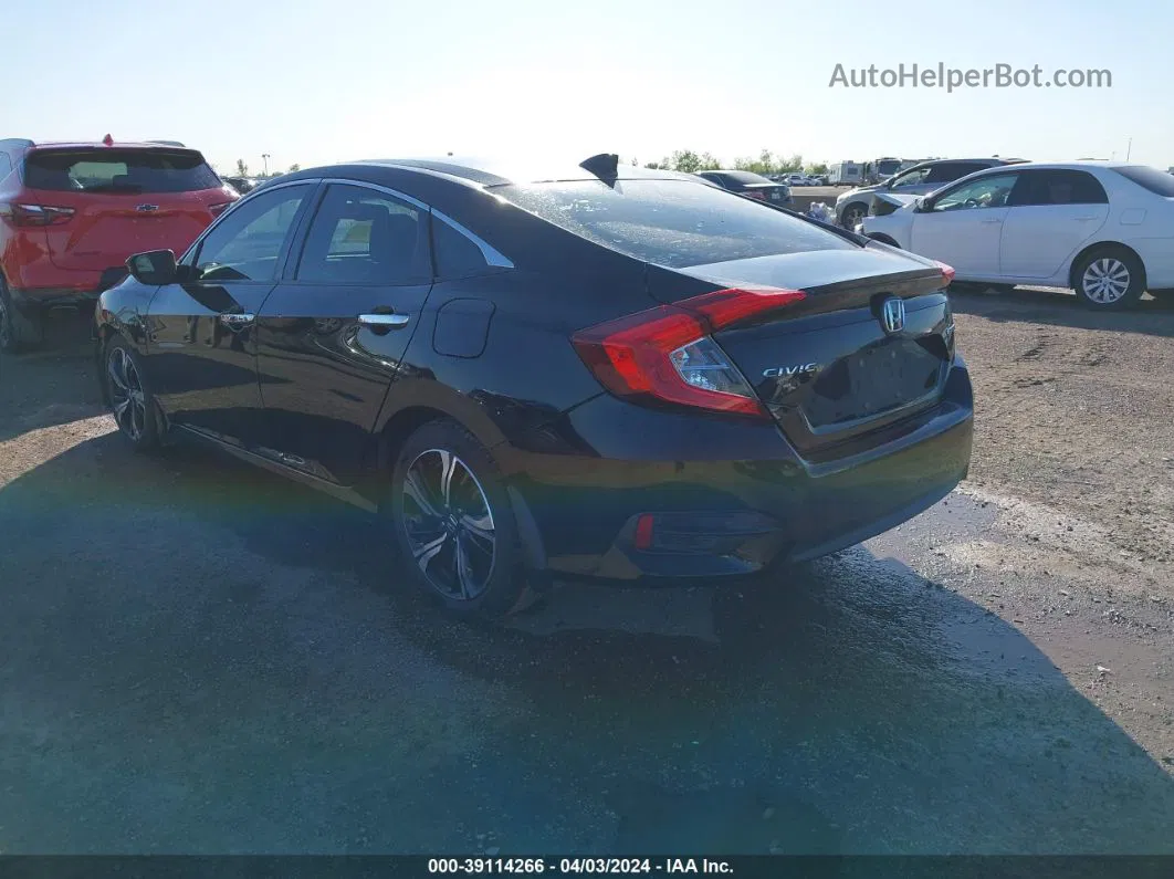 2016 Honda Civic Touring Черный vin: 19XFC1F95GE036698