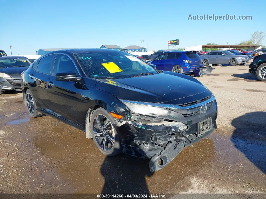 2016 Honda Civic Touring Черный vin: 19XFC1F95GE036698