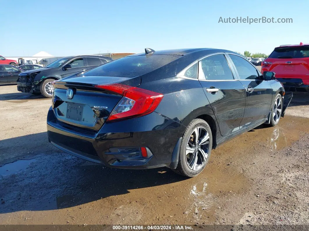 2016 Honda Civic Touring Черный vin: 19XFC1F95GE036698