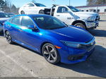 2016 Honda Civic Touring Синий vin: 19XFC1F96GE008277