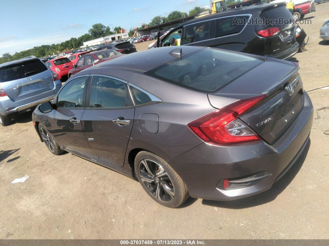 2016 Honda Civic Sedan Touring Gray vin: 19XFC1F97GE008725