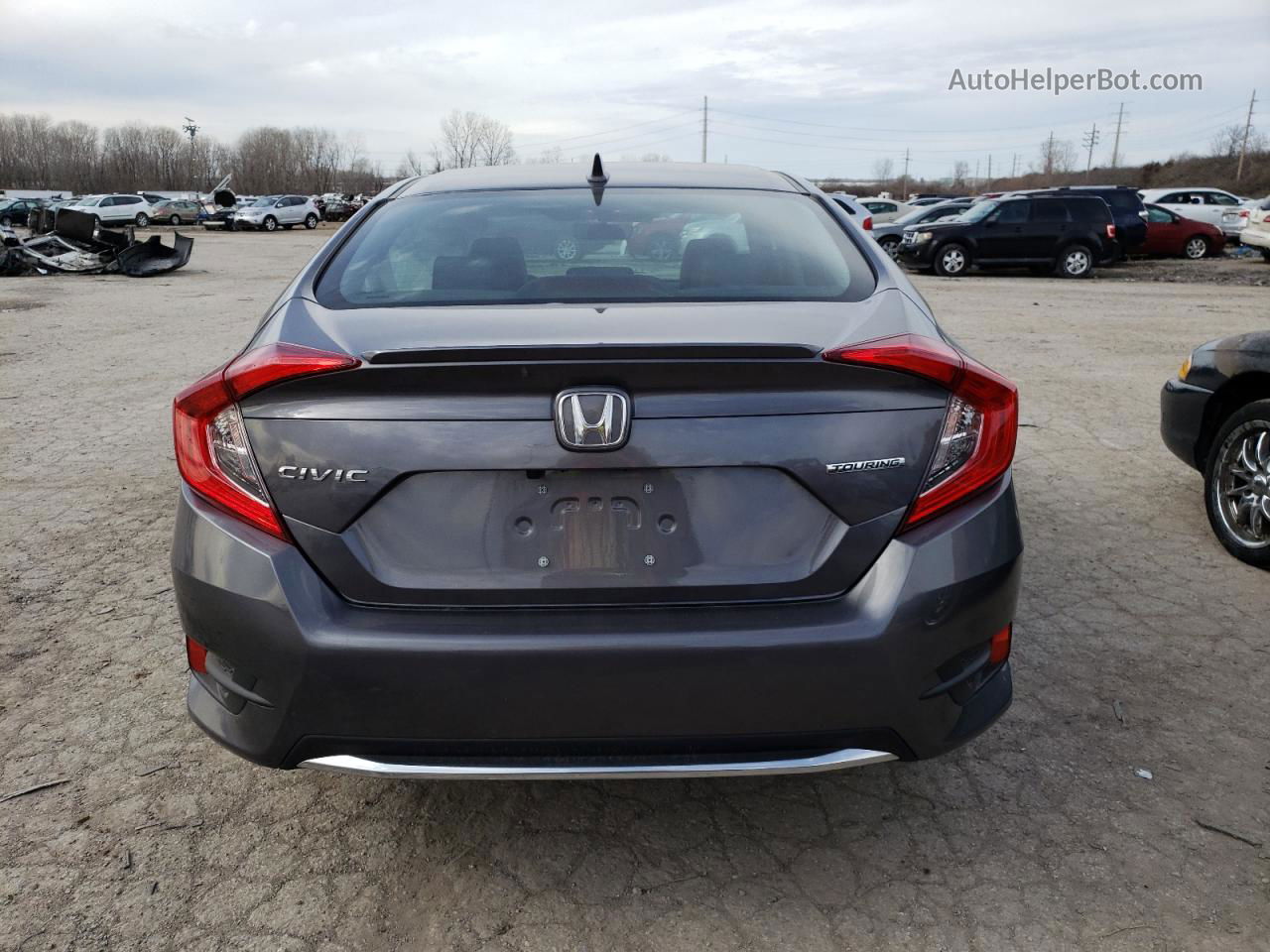 2019 Honda Civic Touring Угольный vin: 19XFC1F97KE002819