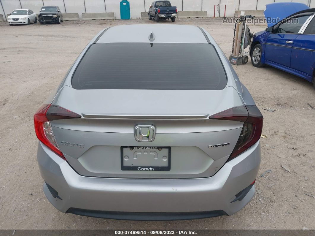 2016 Honda Civic Sedan Touring Silver vin: 19XFC1F9XGE025874