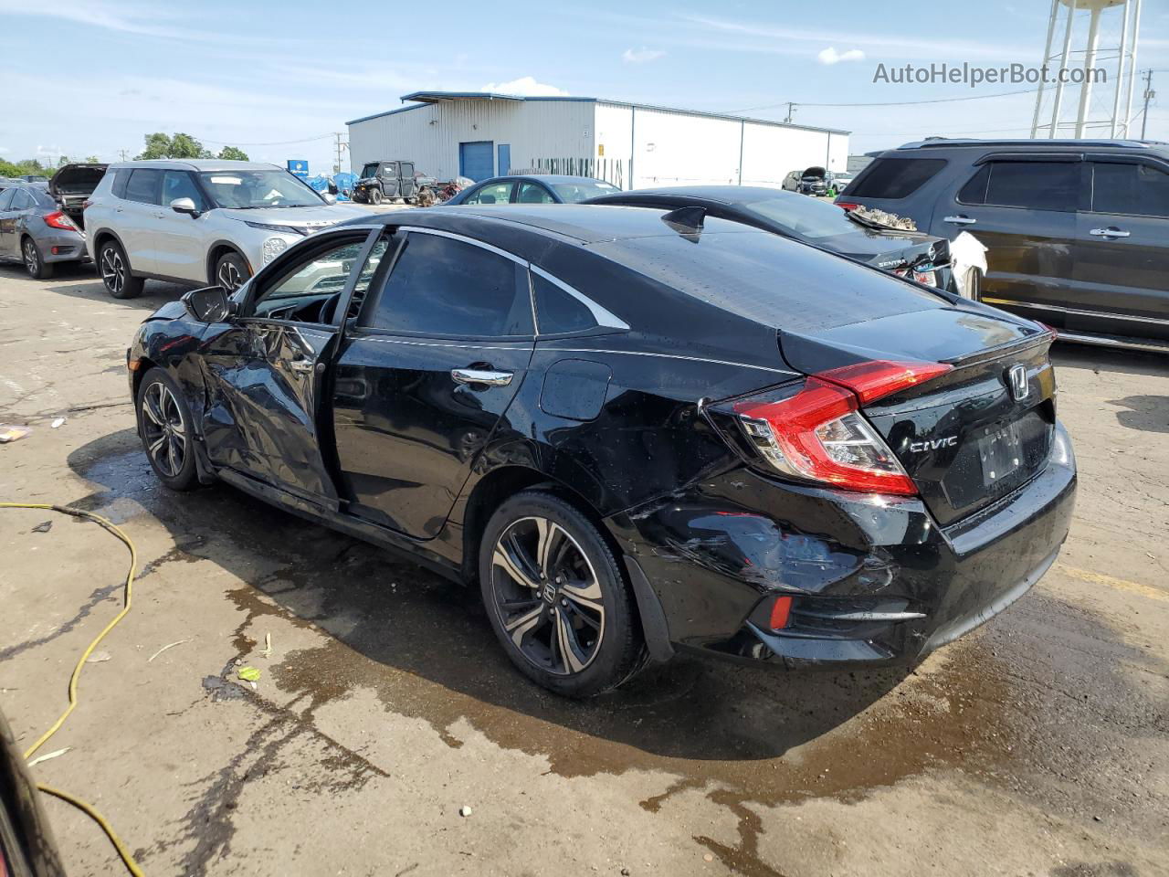 2017 Honda Civic Touring Black vin: 19XFC1F9XHE009532