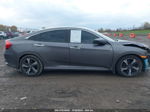 2017 Honda Civic Touring Серый vin: 19XFC1F9XHE214767