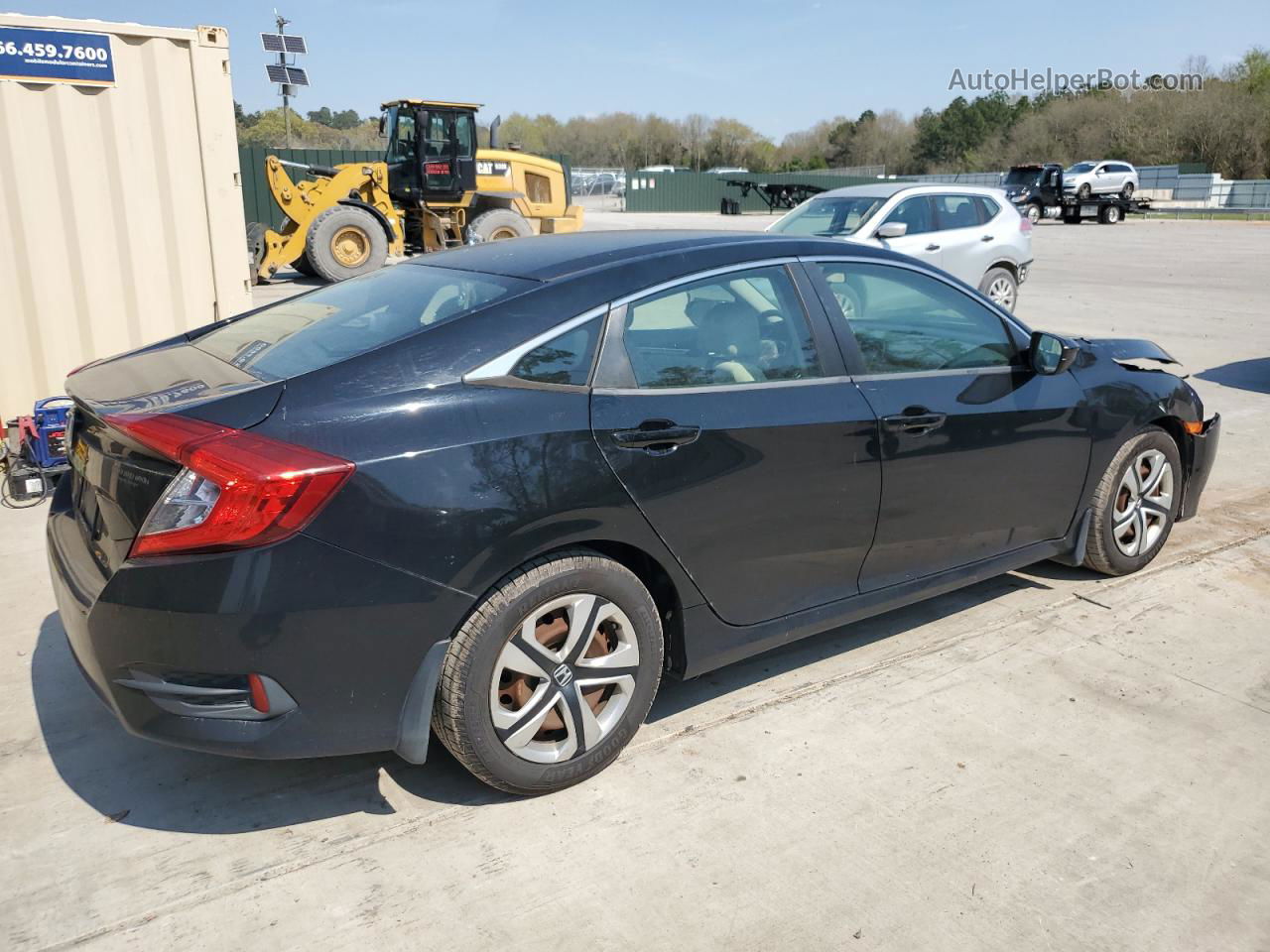 2016 Honda Civic Lx Черный vin: 19XFC2E56GE017372