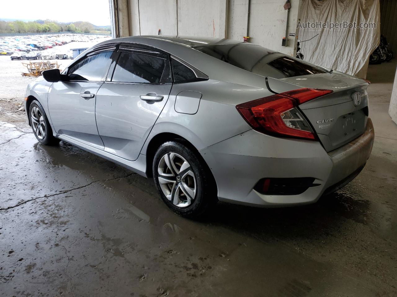 2017 Honda Civic Lx Silver vin: 19XFC2E58HE028018