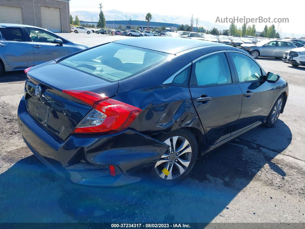 2016 Honda Civic Lx Dark Blue vin: 19XFC2E59GE084595