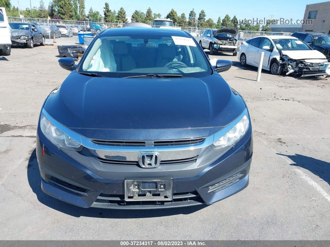 2016 Honda Civic Lx Dark Blue vin: 19XFC2E59GE084595