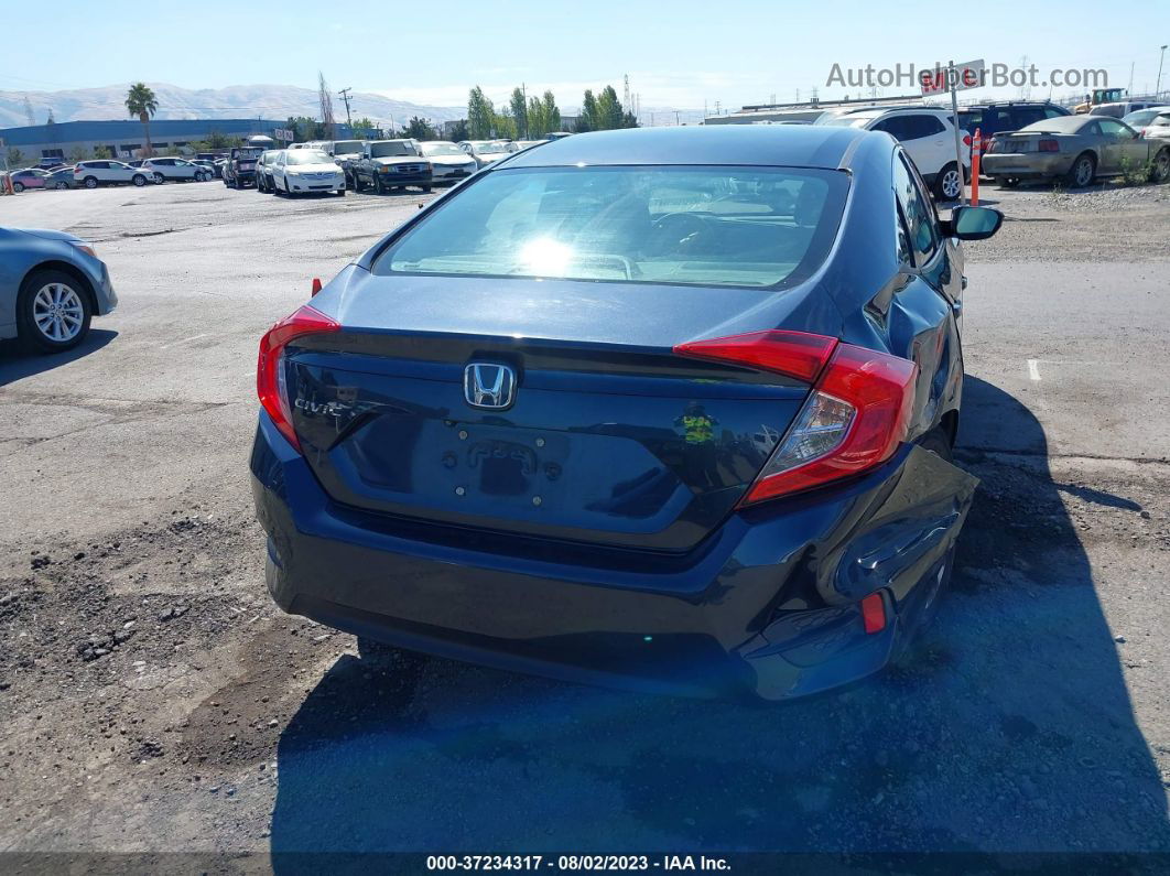 2016 Honda Civic Lx Dark Blue vin: 19XFC2E59GE084595