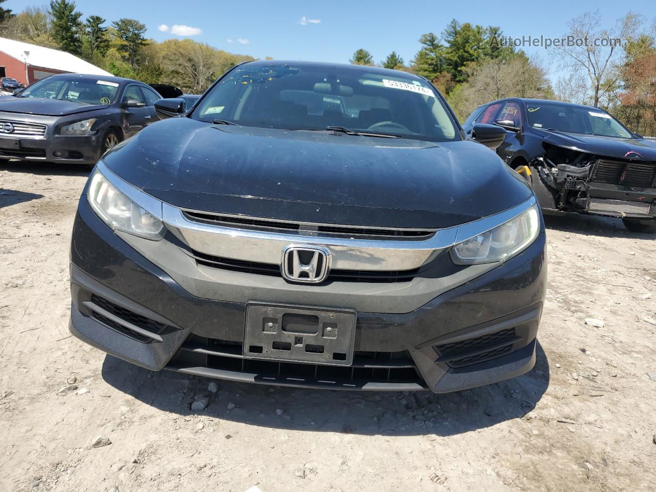 2016 Honda Civic Lx Черный vin: 19XFC2E5XGE072679