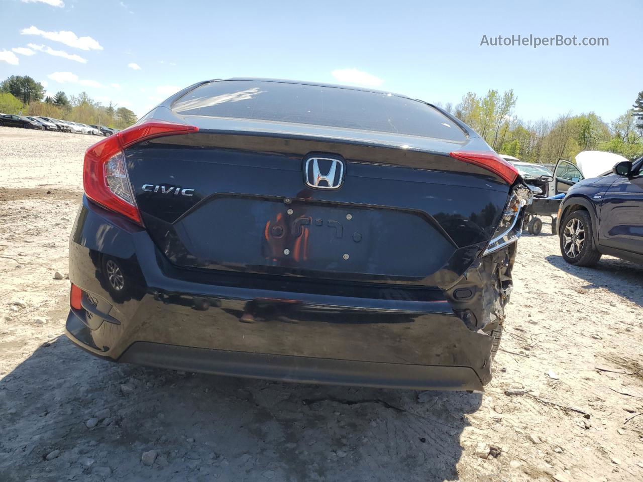 2016 Honda Civic Lx Black vin: 19XFC2E5XGE072679