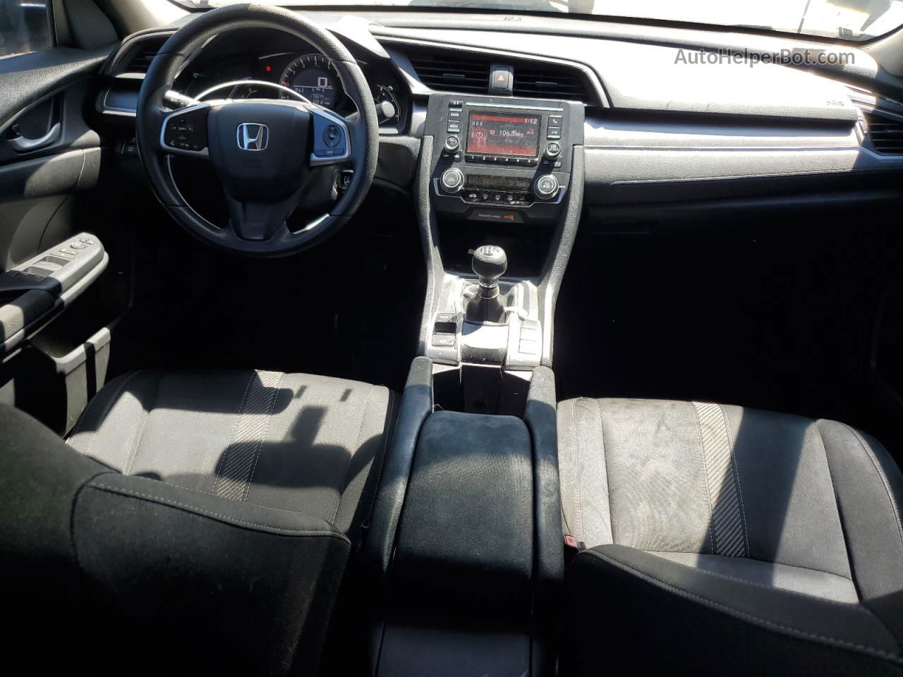 2016 Honda Civic Lx Черный vin: 19XFC2E5XGE072679