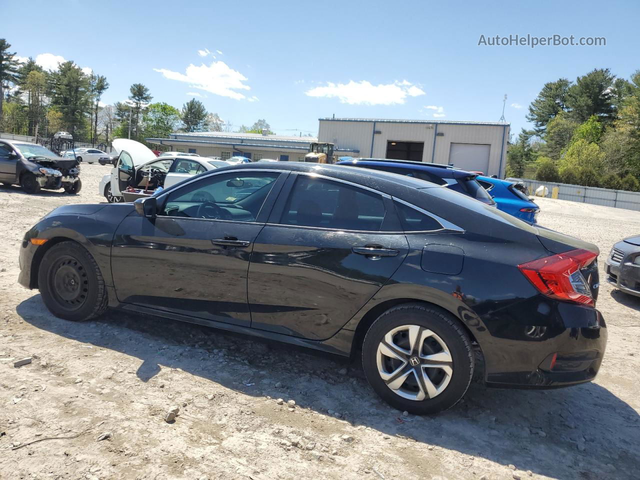 2016 Honda Civic Lx Black vin: 19XFC2E5XGE072679