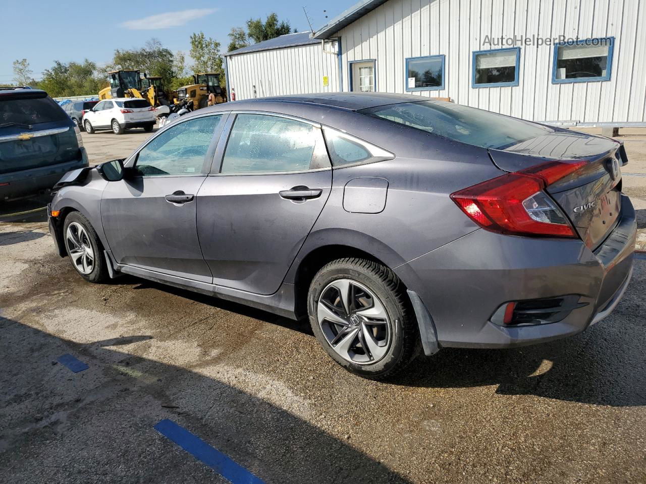 2019 Honda Civic Lx Серый vin: 19XFC2E67KE044615