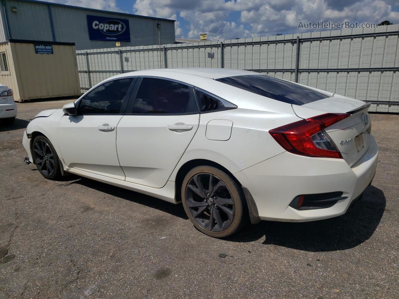 2020 Honda Civic Sport White vin: 19XFC2E81LE022760