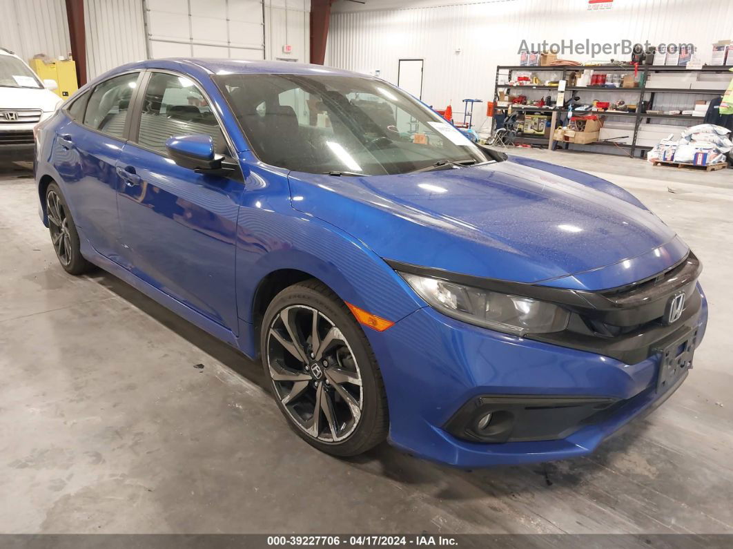 2020 Honda Civic Sport Blue vin: 19XFC2E84LE001014