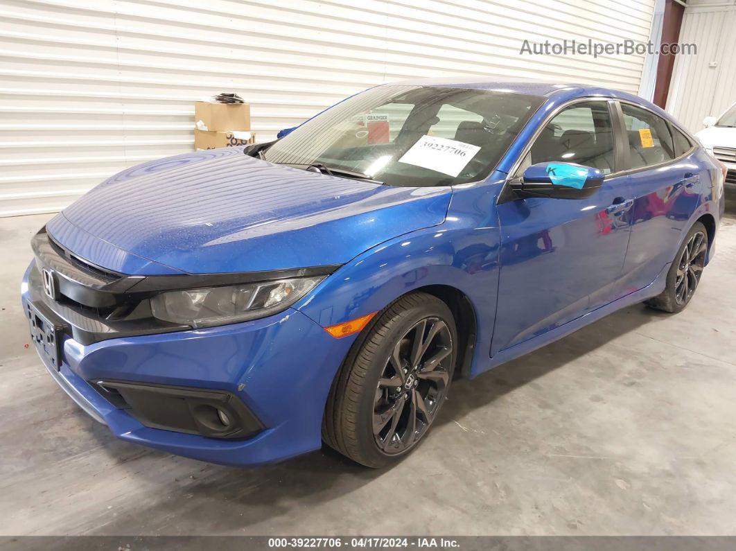 2020 Honda Civic Sport Blue vin: 19XFC2E84LE001014