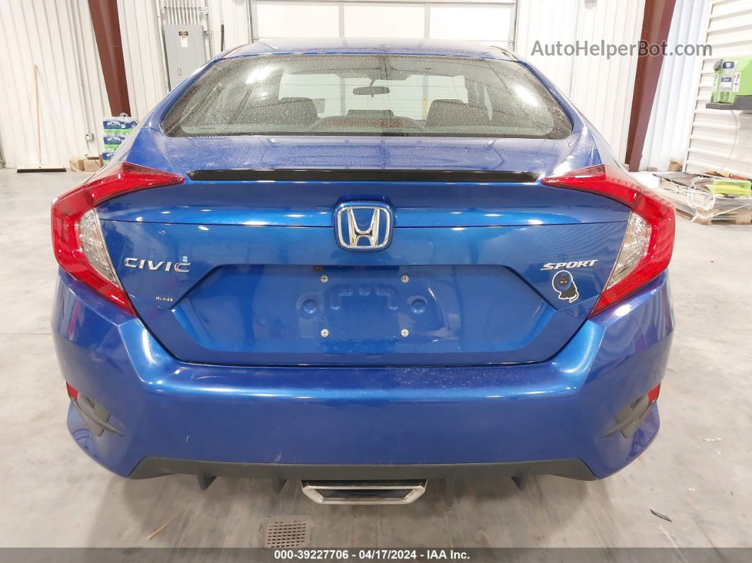 2020 Honda Civic Sport Синий vin: 19XFC2E84LE001014