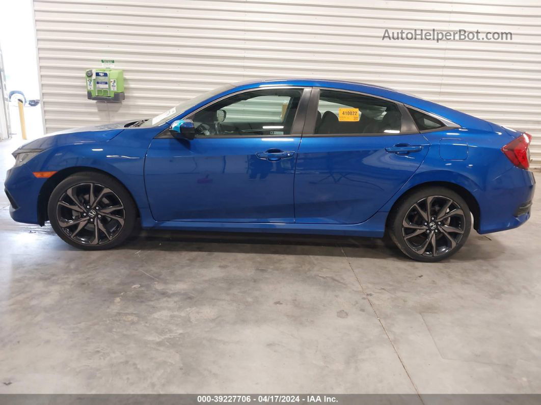 2020 Honda Civic Sport Blue vin: 19XFC2E84LE001014