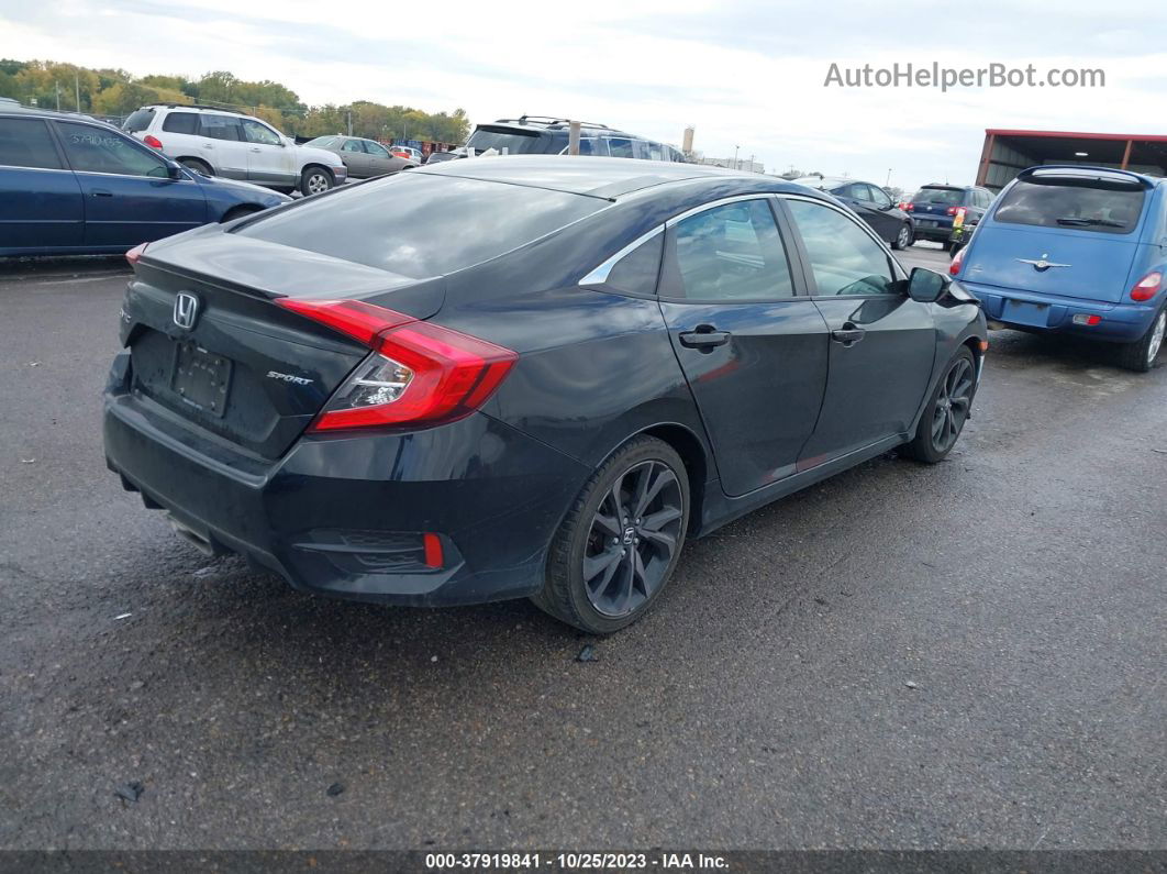 2019 Honda Civic Sedan Sport Black vin: 19XFC2E86KE016368