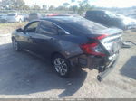 2016 Honda Civic Lx Gray vin: 19XFC2F50GE011937