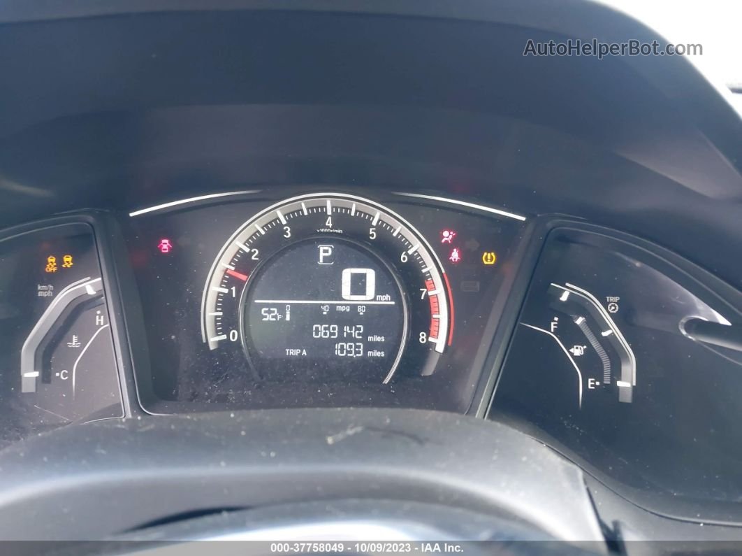 2016 Honda Civic Lx Серый vin: 19XFC2F50GE013476