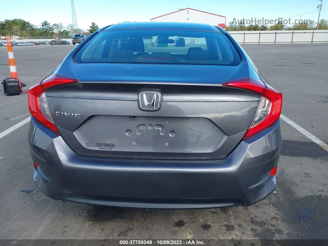 2016 Honda Civic Lx Серый vin: 19XFC2F50GE013476