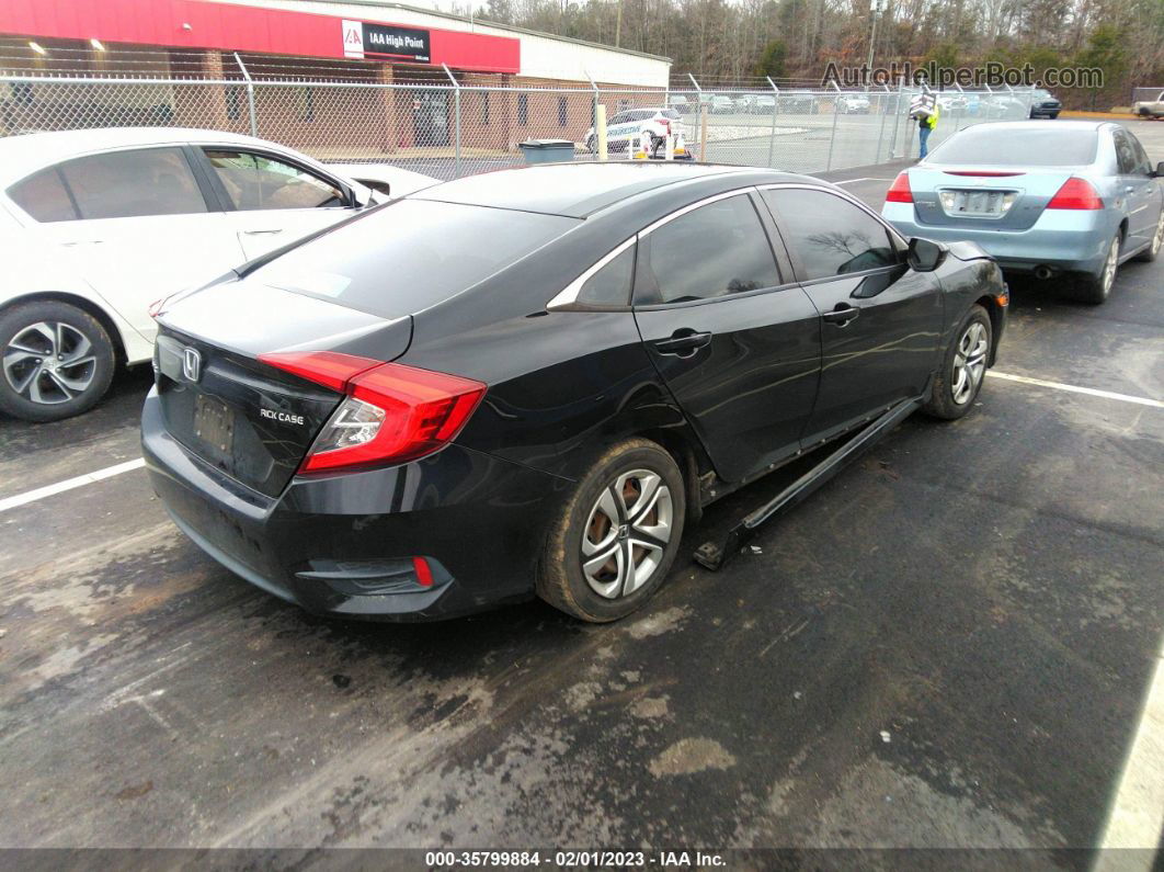 2016 Honda Civic Lx Black vin: 19XFC2F50GE029371