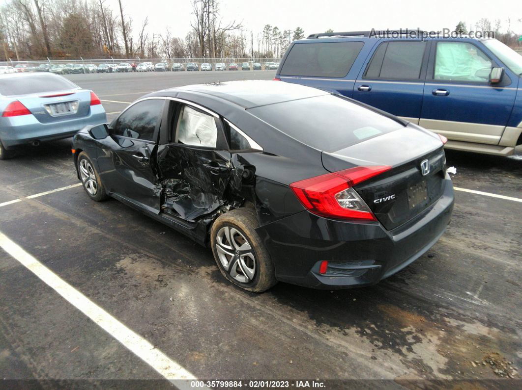 2016 Honda Civic Lx Black vin: 19XFC2F50GE029371