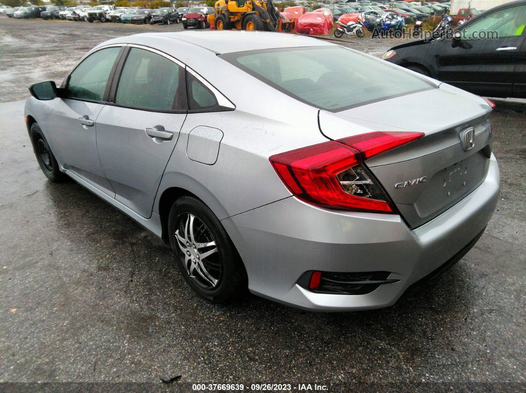 2016 Honda Civic Lx Silver vin: 19XFC2F50GE050673