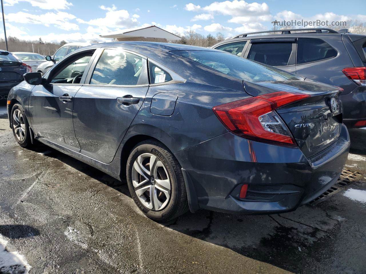 2016 Honda Civic Lx Синий vin: 19XFC2F50GE222443